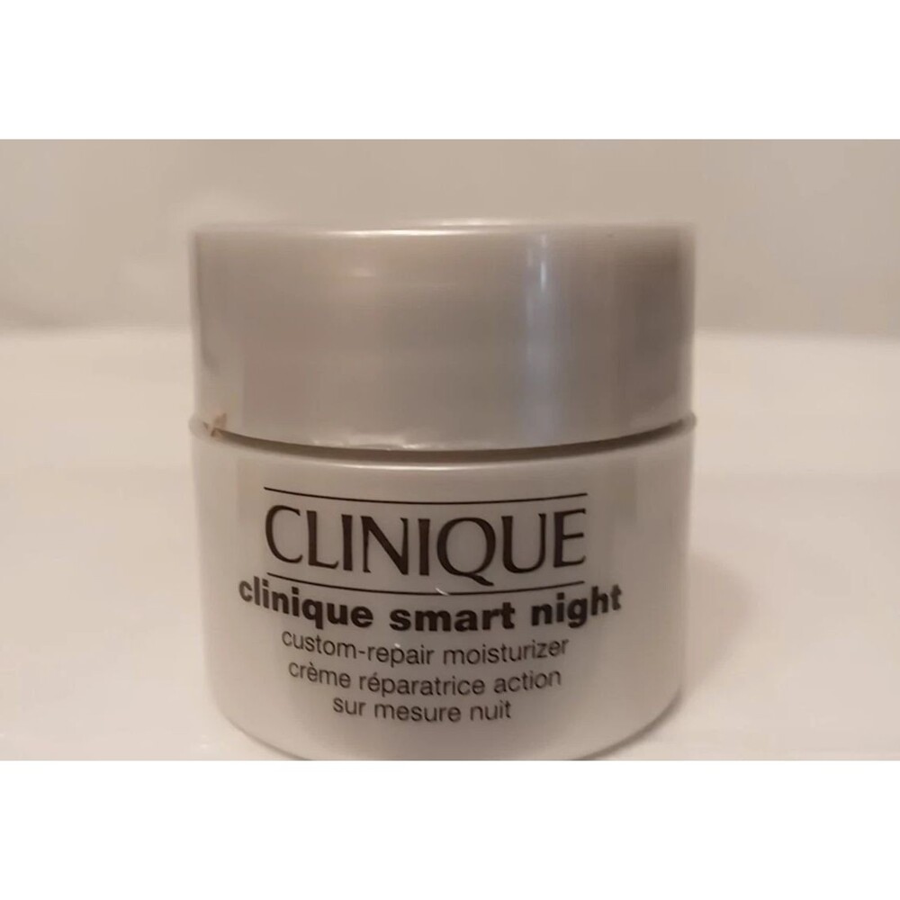 Clinique SMART NIGHT Custom Repair Moisturizer Dry/Combo Skin Face Cream .5oz